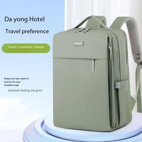 Sac à dos ordinateur femme en microfibre – style élégant et compartiments pratiques