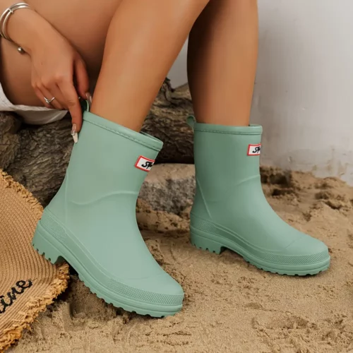 Bottes de pluie femme en caoutchouc chic – style élégant et imperméable