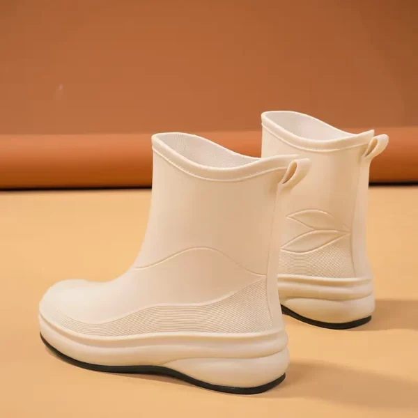 Bottes de pluie femme en caoutchouc EVA antidérapantes au style chic