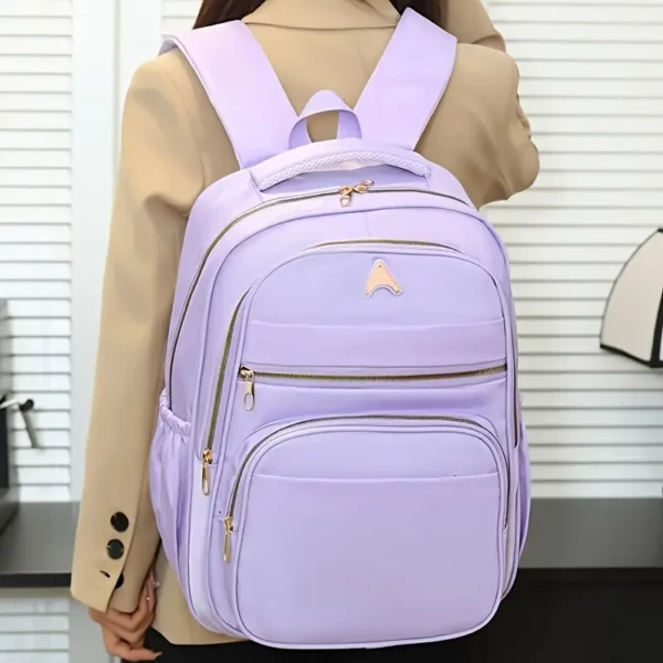 Sac à dos femme léger en nylon – style urbain élégant pour usage quotidien