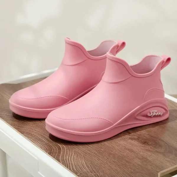 Bottes de pluie femme en caoutchouc chic – semelle antidérapante confortable