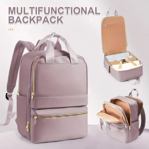Sac à dos femme léger et imperméable – design urbain grande capacité