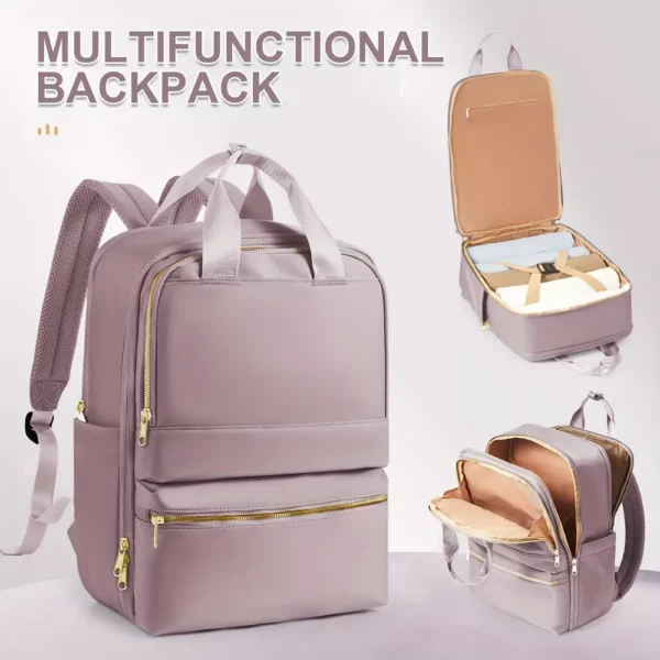 Sac à dos femme léger et imperméable – design urbain grande capacité