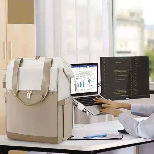 Sac à dos femme élégant pour ordinateur – design convertible et compartiments organisés