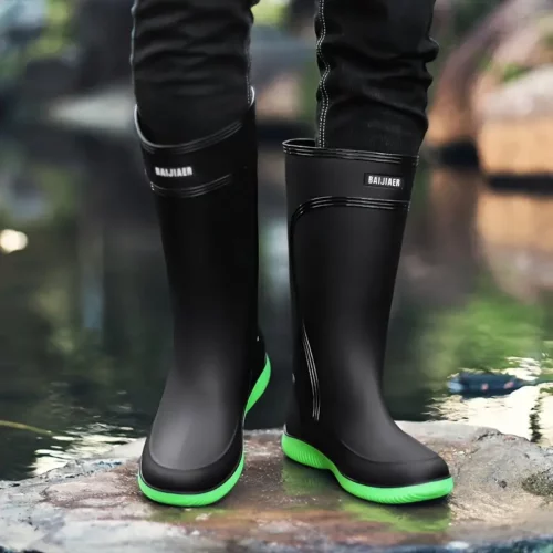 Bottes de pluie femme en caoutchouc imperméables – style chic et entretien facile
