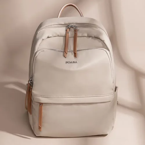 Sac à dos femme léger en tissu Oxford – design élégant avec compartiments multiples