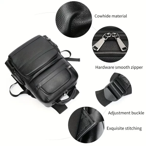 Sac à dos femme cuir véritable – élégant et fonctionnel pour ordinateur portable