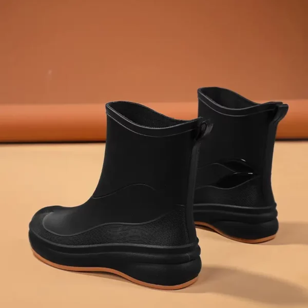 Bottes de pluie femme en caoutchouc EVA antidérapantes au style chic