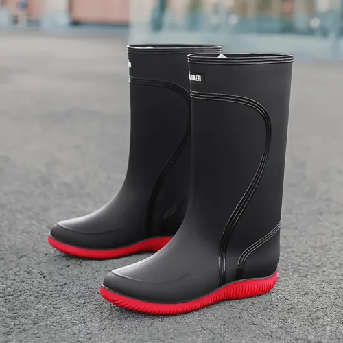 Bottes de pluie femme en caoutchouc imperméables – style chic et entretien facile
