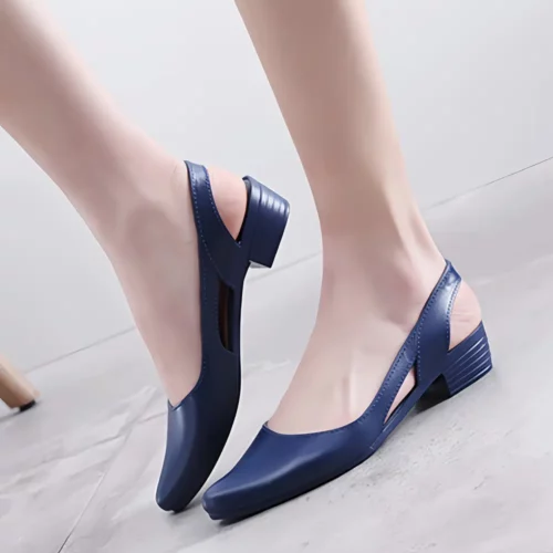 Escarpins femme à petit talon – bout pointu confortable pour mariage ou soirée