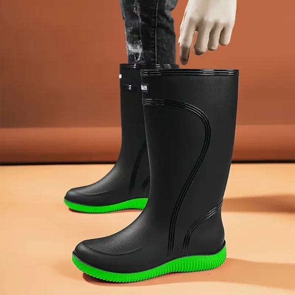 Bottes de pluie femme en caoutchouc imperméables – style élégant et moderne