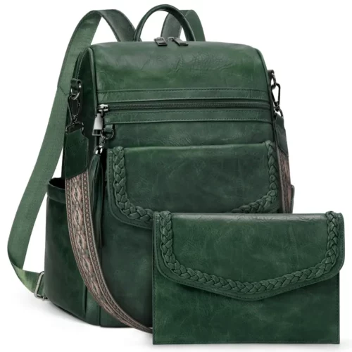 Sac à dos femme convertible élégant – compartiments multiples, usage pro et casual