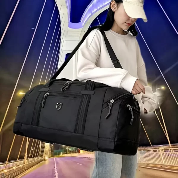 Sac de voyage femme en nylon imperméable – multi-poches et grande capacité