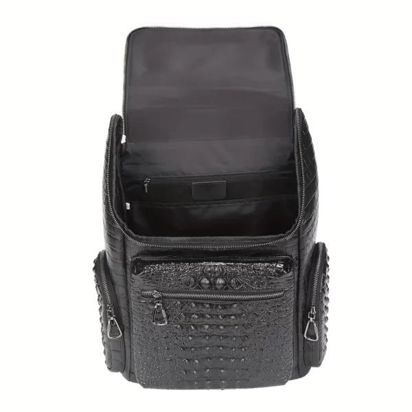 Sac à dos cuir femme convertible – compartiment PC et poches multifonctions