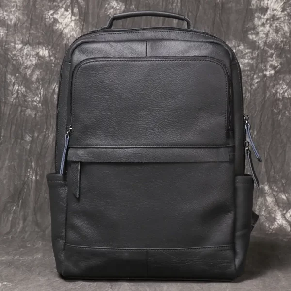 Sac à dos femme cuir véritable style vintage – compartiment ordinateur intégré