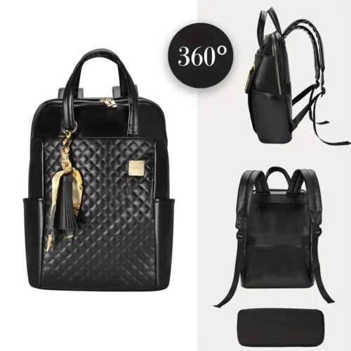 Sac à dos femme pour ordinateur – élégant et imperméable pour usage professionnel