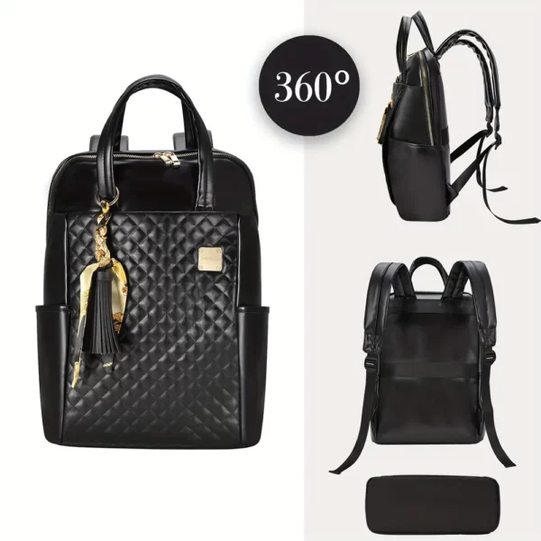 Sac à dos femme pour ordinateur – élégant et imperméable pour usage professionnel