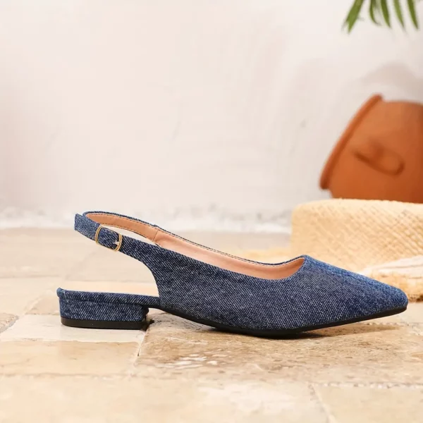 Sandales femme talon bas élégant – Chaussures mariage confort tout-jour