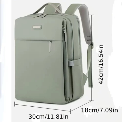 Sac à dos ordinateur femme en microfibre – style élégant et compartiments pratiques