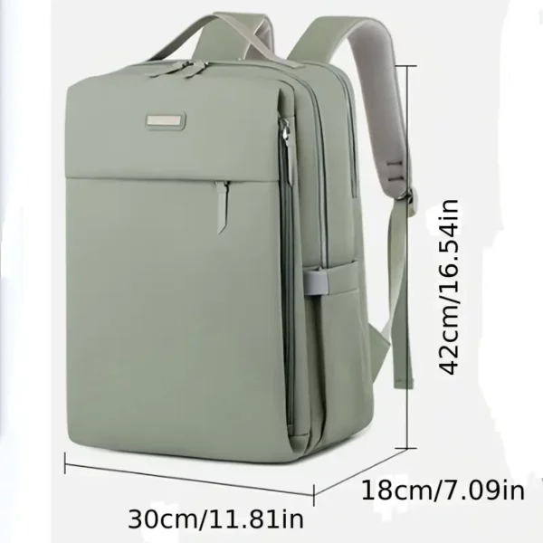 Sac à dos ordinateur femme en microfibre – style élégant et compartiments pratiques