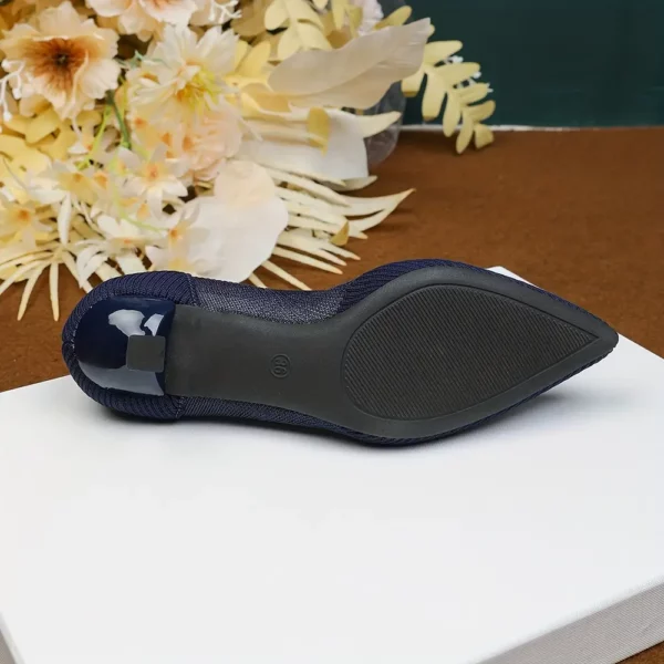 Escarpins femme à petit talon – bout pointu élégant et confortable mariage/bureau