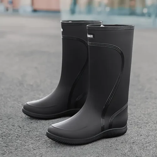 Bottes de pluie femme en caoutchouc imperméables – style chic et entretien facile