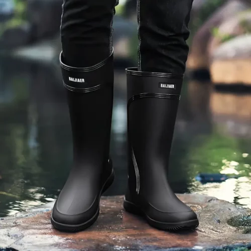 Bottes de pluie femme en caoutchouc imperméables – style chic et entretien facile