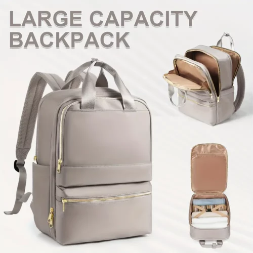 Sac à dos femme léger et imperméable – design urbain grande capacité