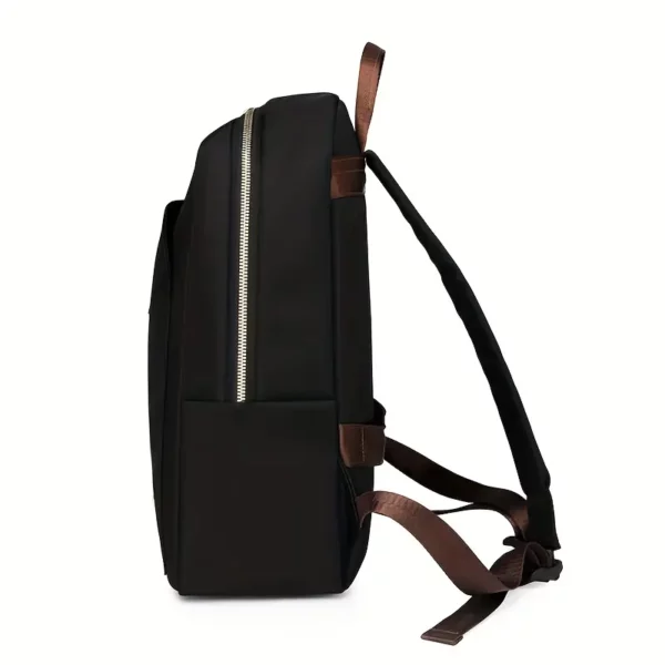 Sac à dos femme nylon léger avec poches zippées – style urbain sécurisé