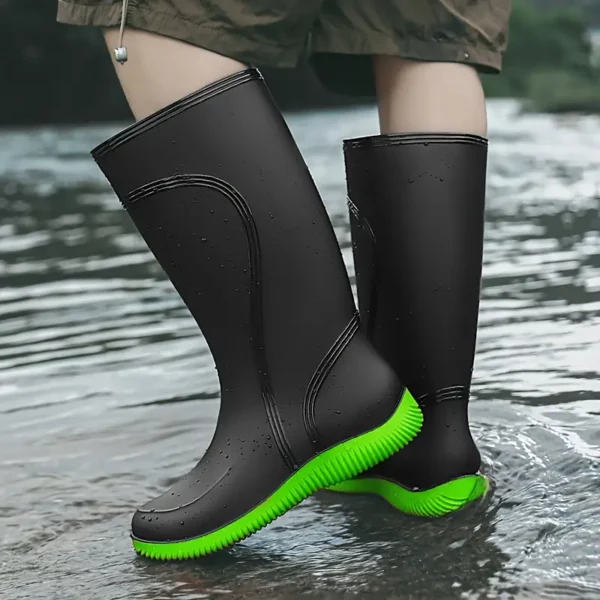 Bottes de pluie femme en caoutchouc imperméables – style élégant et moderne