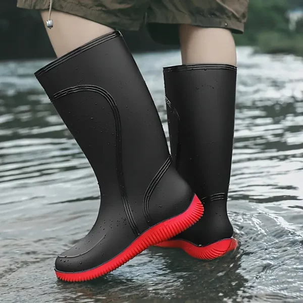 Bottes de pluie femme en caoutchouc imperméables – style élégant et moderne