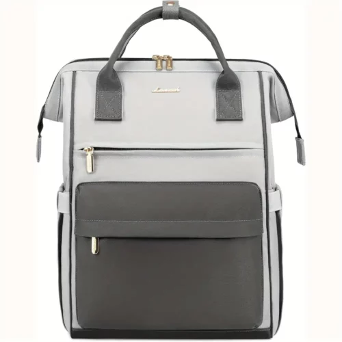 Sac à dos femme pour ordinateur portable – multi-compartiments, usage travail et école