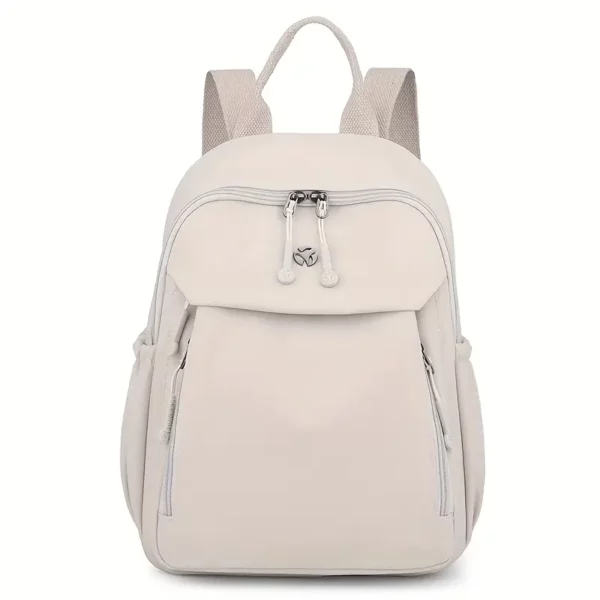 Sac à dos femme en nylon léger – multifonction urbain avec poches zippées