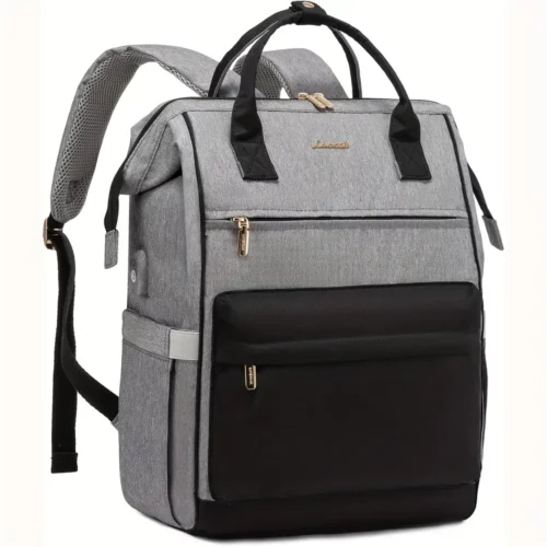Sac à dos femme pour ordinateur portable – multi-compartiments, usage travail et école