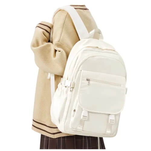 Sac à dos nylon léger femme – design élégant, multi-compartiments, usage quotidien