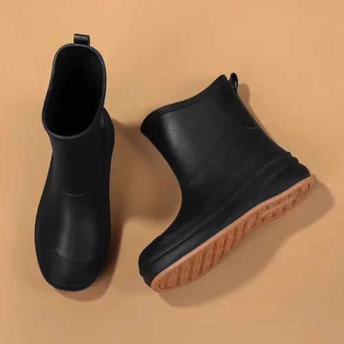 Bottes de pluie femme en caoutchouc EVA antidérapantes au style chic