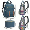 Sac à dos femme multifonction pour ordinateur et repas – design décontracté imperméable