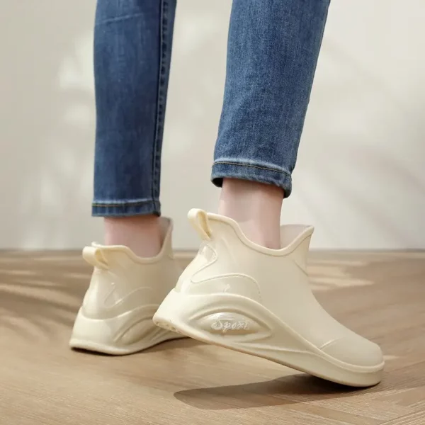Bottes de pluie femme en caoutchouc chic – semelle antidérapante confortable