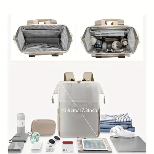 Sac à dos femme élégant pour ordinateur – design convertible et compartiments organisés