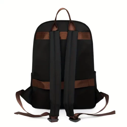 Sac à dos femme nylon léger avec poches zippées – style urbain sécurisé