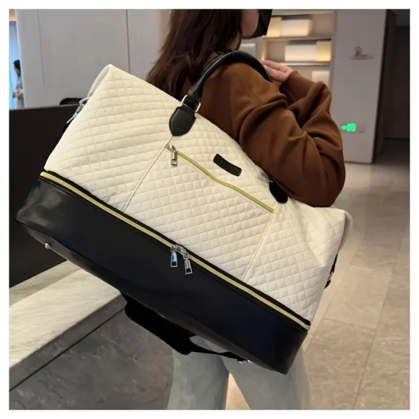 Sac de voyage femme 3 pièces – cabines avec compartiment chaussures en nylon