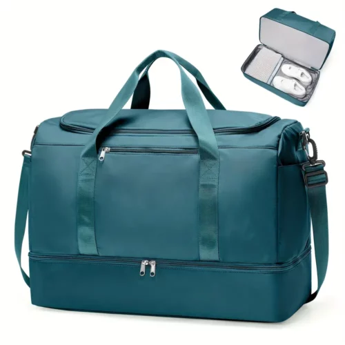 Sac de voyage femme avec compartiment chaussures – design chic et pratique