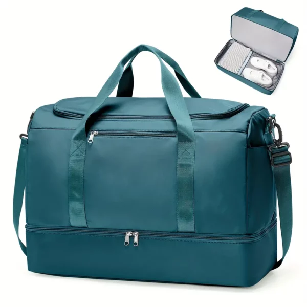 Sac de voyage femme avec compartiment chaussures – design chic et pratique