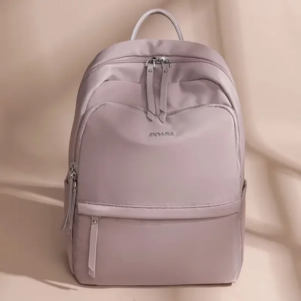 Sac à dos femme léger en tissu Oxford – design élégant avec compartiments multiples