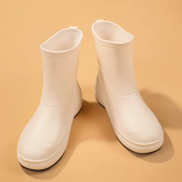 Bottes de pluie femme en caoutchouc EVA antidérapantes au style chic