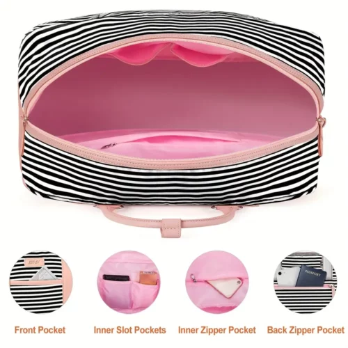 Ensemble de 3 sacs de voyage femme – design élégant et formats assortis