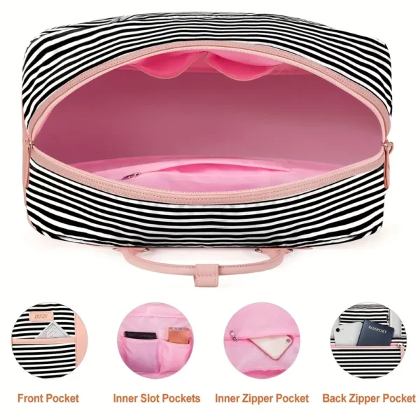 Ensemble de 3 sacs de voyage femme – design élégant et formats assortis