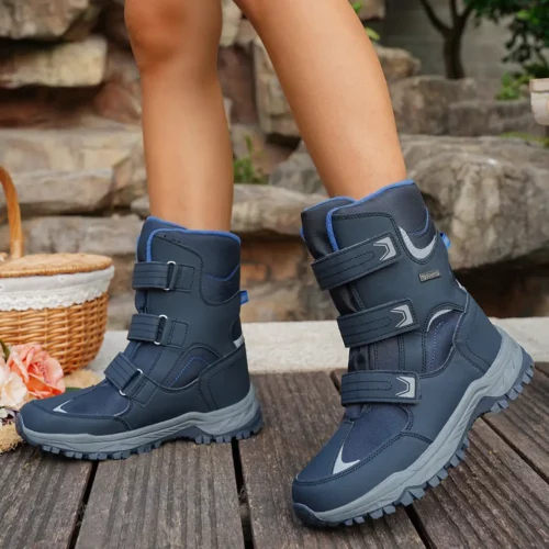 Bottes d’hiver femme fourrées – semelle antidérapante et confort thermique