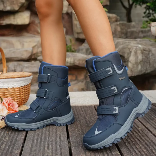 Bottes d’hiver femme fourrées – semelle antidérapante et confort thermique