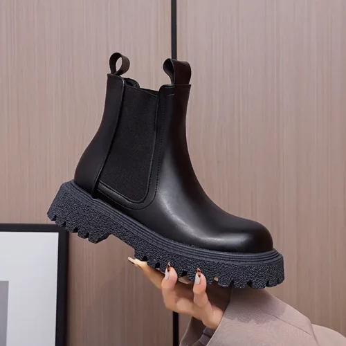 Bottes de pluie femme élégantes – caoutchouc imperméable à enfiler